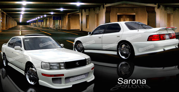 Custom Lexus LS400  Sedan Body Kit (1990 - 1994) - $1590.00 (Manufacturer Sarona, Part #LX-022-KT)